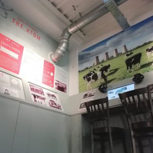 The section of The Devil's Porridge Museum, which is about Chapelcross Nuclear Power Station.