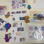 A selection of beautiful creations from Arts and Crafts club.