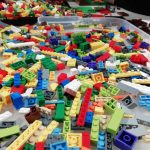 A colourful assortment of Lego.